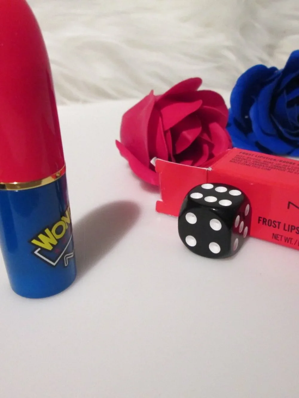 So cool Wonder Woman Frost Lipstick collector's New double boxed L.E.